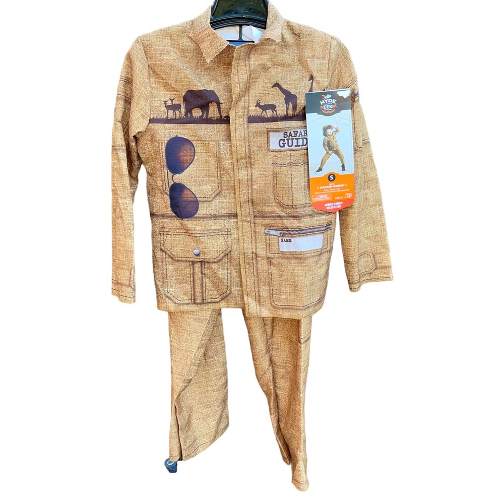 Safari Guide Costume Shirt Pants & Hat Kids Size 4-7 brand new never worn - Picture 11 of 12
